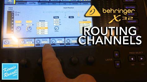 route chanel to main x32|behringer x32 channel settings.